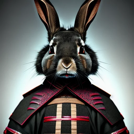 759228641-rabbit samurai, realistic, low lighting, masterpiece, ultra detailed, HD.webp